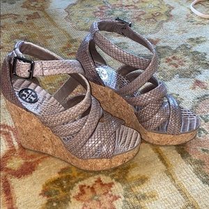Tory Burch high heal wedges